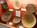 Rio Grande Pueblo willow basket collection at Millicent Rogers Museum. Taos, NM.