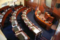 Senate chamber of Nevada State Assembly. Carson City, NV.
