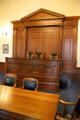Former Supreme Court chamber in old Nevada State Capitol. Carson City, NV.