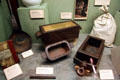 Carson City Mint bullion & ingot melting molds & equipment in Nevada State Museum. Carson City, NV.