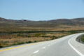 I-80 across Nevada's scrubland. NV.