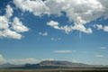 Clouds over hills of Nevada wilderness along I-80. NV