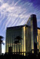 Cirrus clouds over Mandalay Bay Resort Hotel. Las Vegas, NV.