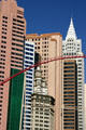 New York City facades replicated in Las Vegas. Las Vegas, NV.
