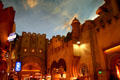 Aladdin Hotel shopping arcade modeled after an Arabian souk. Las Vegas, NV.