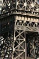 Ironwork details of Paris Las Vegas Hotel Eiffel Tower replica. Las Vegas, NV.