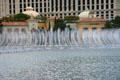 Dancing water show in front of Bellagio Hotel. Las Vegas, NV.