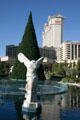 Winged victory statue on grounds of Caesars Palace. Las Vegas, NV.