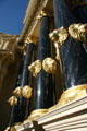 Golden lions on columns at The Forum Shops at Caesars Palace. Las Vegas, NV.