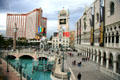 The Venetian plus Treasure Island Hotels & Casinos. Las Vegas, NV.