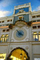 Clock Tower replicated inside shopping arcade of The Venetian Hotel. Las Vegas, NV.