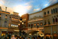 Venetian streetscape replicated inside shopping arcade of The Venetian Hotel. Las Vegas, NV.