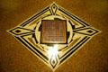 Terrazzo floor pattern after Native American motifs by Allen True at Hoover Dam. Las Vegas, NV.