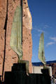 Wings of the Republic sculpture group by Oskar J.W. Hansen at Hoover Dam. Las Vegas, NV.