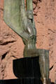 Art Deco Wings of the Republic sculpture at Hoover Dam. Las Vegas, NV.