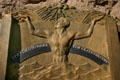 Memorial relief "They Died to Make the Desert Bloom" by Oskar J.W. Hansen at Hoover Dam. Las Vegas, NV.