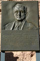 Memorial plaque to Dr. Elwood Mead whose work resulted in the construction of Hoover Dam. Las Vegas, NV.