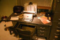 1960s office from U.S. Atomic Test Center at Atomic Testing Museum. Las Vegas, NV.