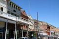 South C Street heritage streetscape. Virginia City, NV.