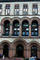 Portico of Albany City Hall. Albany, NY.
