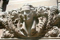 Carving of President Thomas Jefferson in New York State Capitol. Albany, NY.