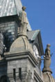 Erie County Hall tower clock detail. Buffalo, NY.