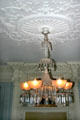 Dining room chandelier in Theodore Roosevelt Inaugural Site. Buffalo, NY.