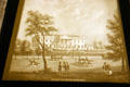 Lithophane ceramic lamp shade showing President's House which Theodore Roosevelt renamed the White House. Buffalo, NY.