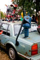 Car Gremlins by Doug McCallum shows real reasons car breaks down. Buffalo, NY.
