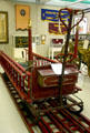 Service sleigh to carry hoses to fire across snow at FASNY Museum of Firefighting. Hudson, NY.