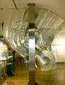 Meteor, Flower, Bird glass sculpture by Stanislav Libenský & Jaroslava Brychtová at Corning Museum of Glass. Corning, NY.