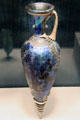 Roman glass flagon or amphora with applied decoration at Corning Museum of Glass. Corning, NY.