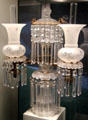 Argand lamp by William Brooks of London & sold by Bemis & Vose of Boston at Corning Museum of Glass. Corning, NY.