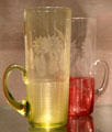 Lemonade glasses by Boston & Sandwich Glass Co. of Sandwich, MA at Corning Museum of Glass. Corning, NY.