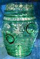 Netherlands glass drinking barrel at Corning Museum of Glass. Corning, NY.
