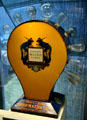 Mazda electric light bulb tester at Corning Museum of Glass. Corning, NY