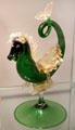 Venetian seahorse flute at Corning Museum of Glass. Corning, NY.