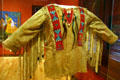 Central or Northern Plains Indian scalplock warshirt at Rockwell Museum of Art. Corning, NY.