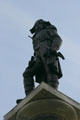 Memorial to Polish-American Revolutionary War hero Thaddeus Kosciuszko on West Point campus. West Point, NY.