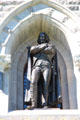 General Schuyler bronze statue at Saratoga Monument. Schuylerville, NY.