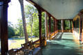 Grant Cottage verandah. Wilton, NY.