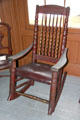 Rocking chair in Mark Twain's study at Elmira College. Elmira, NY.