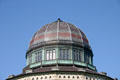 Colored dome of Nott Memorial Library at Union College. Schenectady, NY.