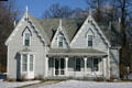 Gothic Revival style pattern book cottage. Bath, NY.