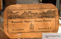 Roycroft Maple-Pecan Patties box lid at Roycroft Campus Powerhouse. East Aurora, NY.
