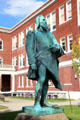 Statue of Michelangelo near Roycroft Campus. East Aurora, NY.
