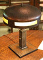 Arts & Crafts table lamp at Elbert Hubbard Roycroft Museum. East Aurora, NY.