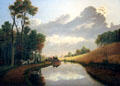 Pittsford on Erie Canal painting by George Harvey at Memorial Art Gallery. Rochester, NY.