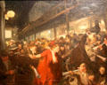 Election Night painting by John Sloan at Memorial Art Gallery. Rochester, NY.