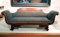 American walnut Empire sofa at Memorial Art Gallery. Rochester, NY.